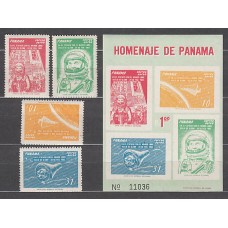 Panama - Aereo Yvert 263/6+H,12 ** Mnh  Astro