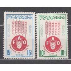 Panama - Aereo Yvert 277/8 ** Mnh Campaña contra el hambre
