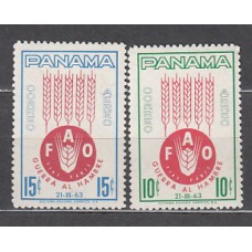 Panama - Aereo Yvert 277/8 ** Mnh Campaña contra el hambre