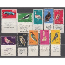 Israel - Aereo Yvert 28/37 ** Mnh  Fauna aves