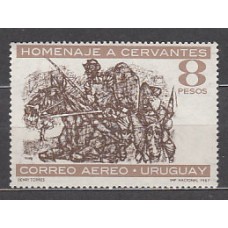 Uruguay - Aereo Yvert 323 ** Mnh Homenaje Miguel Cervantes. Quijote
