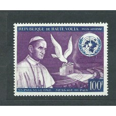 Alto Volta Aereo Yvert 33 ** Mnh  Pablo VI