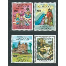 Camerun - Aereo Yvert 346/9 ** Mnh  Navidad