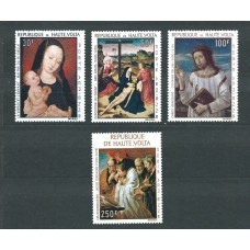 Alto Volta Aereo Yvert 42/5 ** Mnh   Pinturas