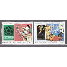 Guinea Bissau - Aereo Yvert 47/8 ** Mnh  Deportes fútbol