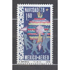 Mexico - Aereo Yvert 491 ** Mnh Navidad