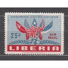 Liberia - Aereo Yvert 66 ** Mnh  Banderas