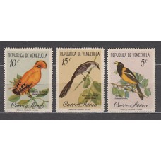 Venezuela - Aereo Yvert 741/3 ** Mnh Fauna. Aves