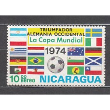 Nicaragua - Aereo Yvert 822 ** Mnh Deportes fútbol