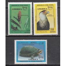 Honduras - Aereo 1995 Yvert 859AO/AQ ** Mnh Fauna y flora