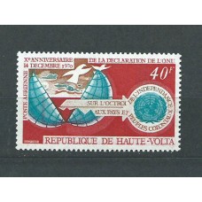 Alto Volta Aereo Yvert 87 ** Mnh  ONU