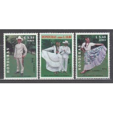 Honduras - Aereo 1997 Yvert 874/6 ** Mnh Trajes regionales