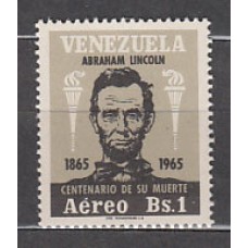 Venezuela - Aereo Yvert 888 ** Mnh Personaje. Abraham Lincoln