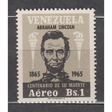 Venezuela - Aereo Yvert 888 ** Mnh Personaje. Abraham Lincoln