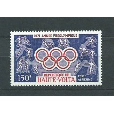 Alto Volta Aereo Yvert 93 ** Mnh   Deportes