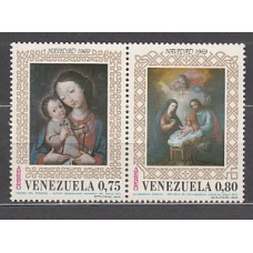 Venezuela - Aereo Yvert 978/9 ** Mnh Navidad