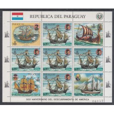 Paraguay - Aereo Yvert 999 ** Mnh Barcos