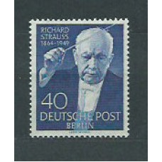 Alemania Berlin Correo 1954 Yvert 109 * Mh Música