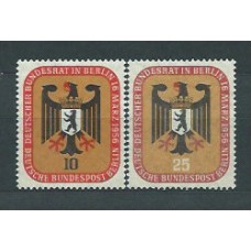 Alemania Berlin Correo 1956 Yvert 121/2 ** Mnh