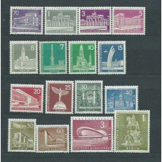 Alemania Berlin Correo 1956 Yvert 125/35A * Mh Monumentos