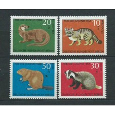 Alemania Berlin Correo 1968 Yvert 291/4 ** Mnh Fauna