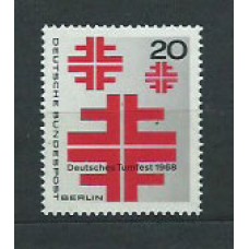 Alemania Berlin Correo 1968 Yvert 296 ** Mnh Deportes