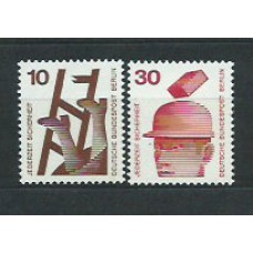 Alemania Berlin Correo 1972 Yvert 388/9 ** Mnh