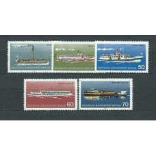 Alemania Berlin Correo 1975 Yvert 447/51 ** Mnh Barcos