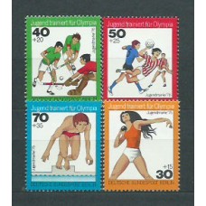 Alemania Berlin Correo 1976 Yvert 481/4 ** Mnh Deportes