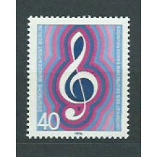 Alemania Berlin Correo 1976 Yvert 486 ** Mnh Música