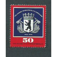 Alemania Berlin Correo 1976 Yvert 487 ** Mnh Bomberos