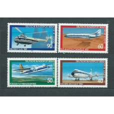 Alemania Berlin Correo 1980 Yvert 578/81 ** Mnh Aviones