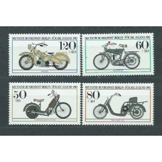 Alemania Berlin Correo 1983 Yvert 655/8 ** Mnh Motocicletas