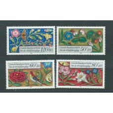 Alemania Berlin Correo 1985 Yvert 704/7 ** Mnh Flores