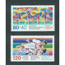 Alemania Berlin Correo 1987 Yvert 738/9 ** Mnh Deportes