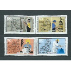 Alemania Berlin Correo 1987 Yvert 741/4 ** Mnh