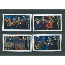 Alemania Berlin Correo 1988 Yvert 770/3 ** Mnh Música