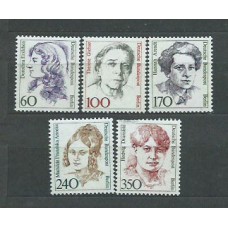 Alemania Berlin Correo 1988 Yvert 785/9 ** Mnh Personajes