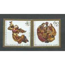 Alemania Berlin Correo 1989 Yvert 819/20 ** Mnh Navidad