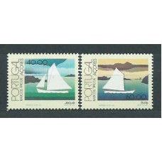 Azores - Correo Yvert 363/4 ** Mnh  Barco