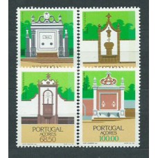 Azores - Correo Yvert 366/9 ** Mnh Arquitectura