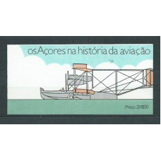 Azores - Correo Yvert 375a Carnet ** Mnh Aviones