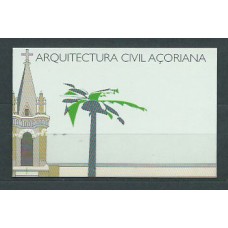 Azores - Correo Yvert 442a Carnet ** Mnh Arquitectura