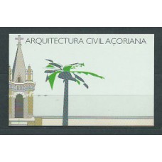 Azores - Correo Yvert 442a Carnet ** Mnh Arquitectura