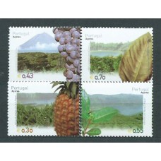 Azores - Correo Yvert 485/8 ** Mnh Flora
