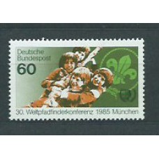 Alemania Federal Correo 1985 Yvert 1086 ** Mnh Boy Scouts