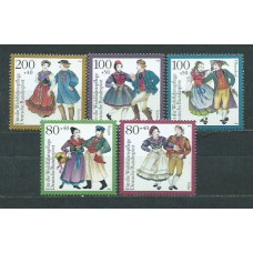 Alemania Federal Correo 1993 Yvert 1528/32 ** Mnh Bailes Regionales