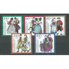 Alemania Federal Correo 1994 Yvert 1589/93 ** Mnh Costumbres Regionales