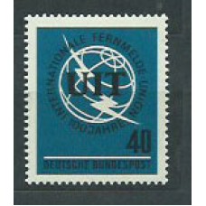 Alemania Federal Correo 1965 Yvert 337 ** Mnh UIT