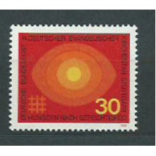 Alemania Federal Correo 1969 Yvert 458 ** Mnh Religión